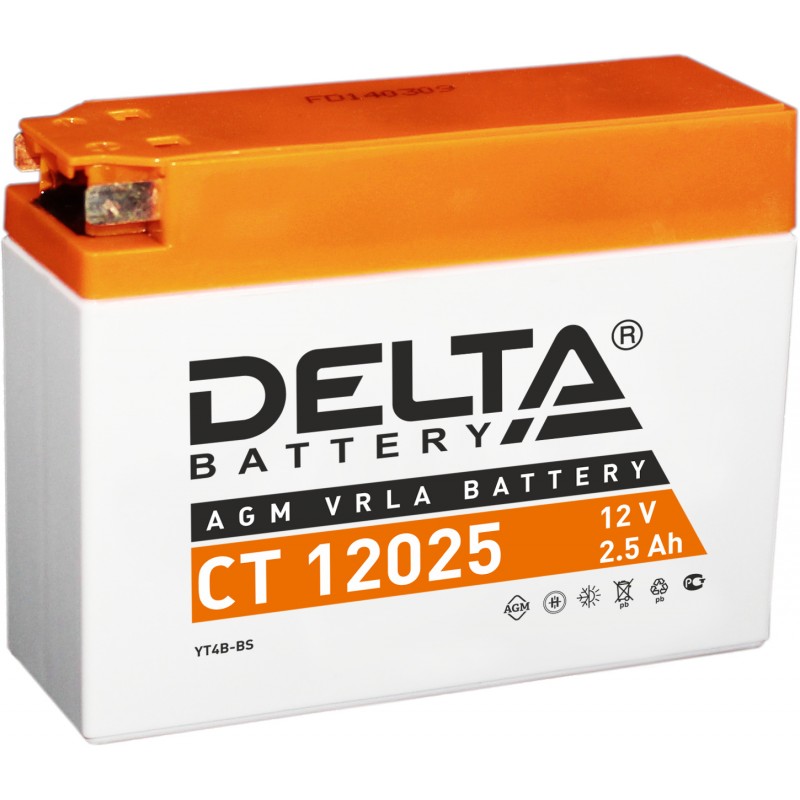 Мото аккумулятор DELTA CT 12025