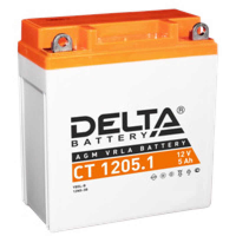 Мото аккумулятор DELTA CT 1205.1
