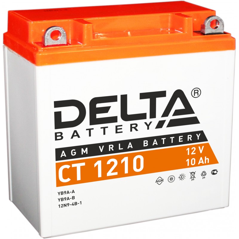 Мото аккумулятор DELTA CT 1210