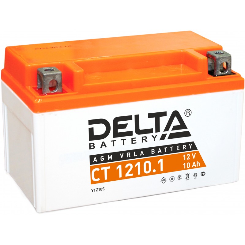 Мото аккумулятор DELTA CT 1210.1