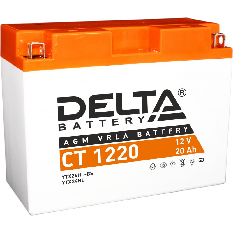 Мото аккумулятор DELTA CT 1220