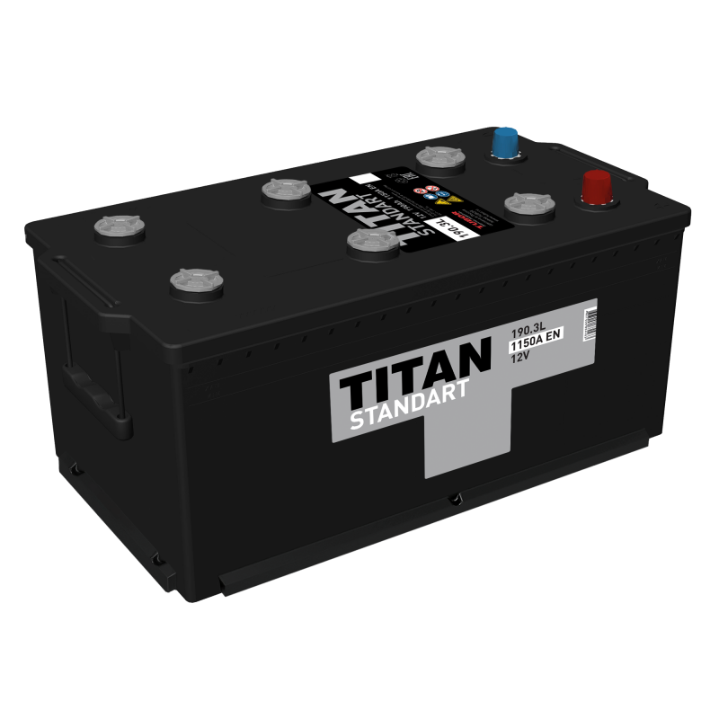 Автомобильный аккумулятор TITAN STANDART 6СТ-190.3 L