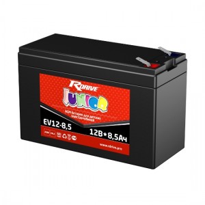 Аккумулятор RDRIVE JUNIOR EV12-8.5 8.5Ач 12В  боковая обратная полярность(4) Аккумулятор RDRIVE JUNIOR EV12-8.5 8.5Ач 12В  боковая обратная полярность(4)
