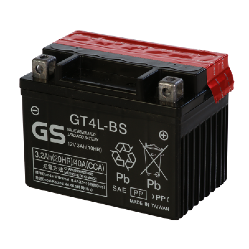 Аккумулятор GS YUASA GS GT4L-BS 3Ач 12В 40А обратная полярность (0)