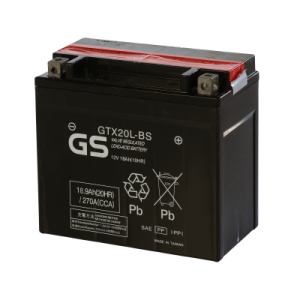 Аккумулятор GS YUASA GS GTX20L-BS 18Ач 12В 270А обратная полярность (0) Аккумулятор GS YUASA GS GTX20L-BS 18Ач 12В 270А обратная полярность (0)