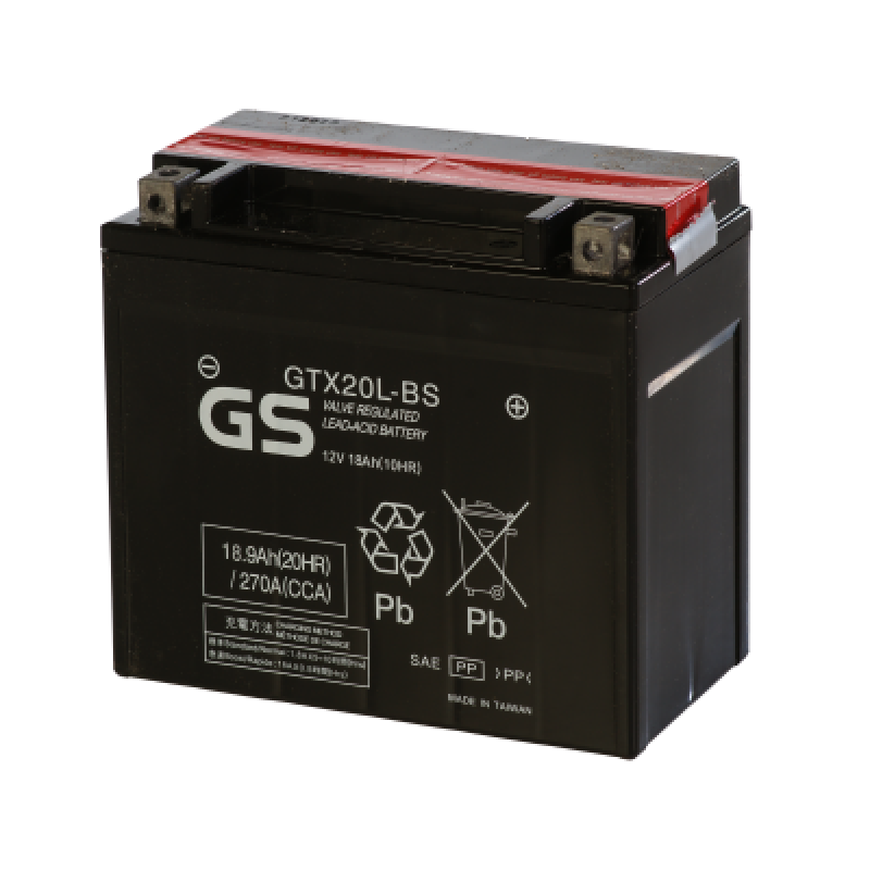Аккумулятор GS YUASA GS GTX20L-BS 18Ач 12В 270А обратная полярность (0)