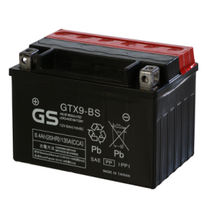 Аккумулятор GS YUASA GS GTX9-BS 8Ач 12В 135А прямая полярность (1) Аккумулятор GS YUASA GS GTX9-BS 8Ач 12В 135А прямая полярность (1)