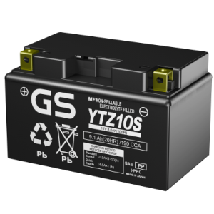 Аккумулятор GS YUASA GS YTZ10S 8.6Ач 12В 190А прямая полярность (1) Аккумулятор GS YUASA GS YTZ10S 8.6Ач 12В 190А прямая полярность (1)