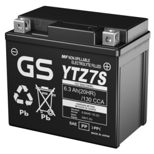 Аккумулятор GS YUASA GS YTZ7S 6Ач 12В 130А обратная полярность (0) Аккумулятор GS YUASA GS YTZ7S 6Ач 12В 130А обратная полярность (0)