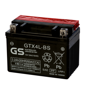Аккумулятор GS YUASA GS GTX4L-BS 3Ач 12В 50А обратная полярность (0) Аккумулятор GS YUASA GS GTX4L-BS 3Ач 12В 50А обратная полярность (0)