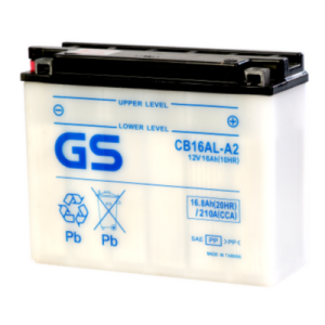 Аккумулятор GS YUASA GS CB16AL-A2 16Ач 12В 200А обратная полярность (0) Аккумулятор GS YUASA GS CB16AL-A2 16Ач 12В 200А обратная полярность (0)