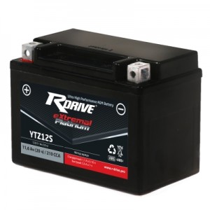Аккумулятор RDRIVE EXTREMAL PLATINUM YTZ12S 11.6Ач 12В 210А прямая полярность (1) Аккумулятор RDRIVE EXTREMAL PLATINUM YTZ12S 11.6Ач 12В 210А прямая полярность (1)