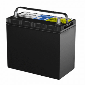 Аккумулятор GS YUASA ECO.R HV S46B24R 46Ач 12В 310А прямая полярность (1)