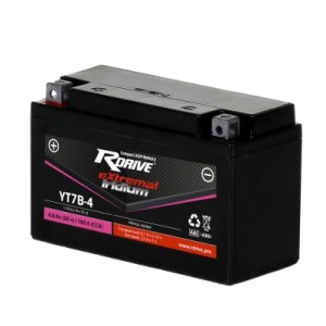 Аккумулятор RDRIVE EXTREMAL IRIDIUM YT7B-4 6.8Ач 12В 100А обратная полярность (0) Аккумулятор RDRIVE EXTREMAL IRIDIUM YT7B-4 6.8Ач 12В 100А обратная полярность (0)