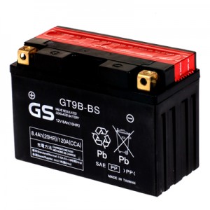 Аккумулятор GS YUASA GS GT9B-BS 8Ач 12В 120А прямая полярность (1) Аккумулятор GS YUASA GS GT9B-BS 8Ач 12В 120А прямая полярность (1)