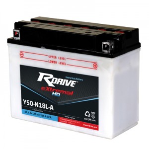 Аккумулятор RDRIVE EXTREMAL HD Y50-N18L-A 21.9Ач 12В 235А обратная полярность (0) Аккумулятор RDRIVE EXTREMAL HD Y50-N18L-A 21.9Ач 12В 235А обратная полярность (0)