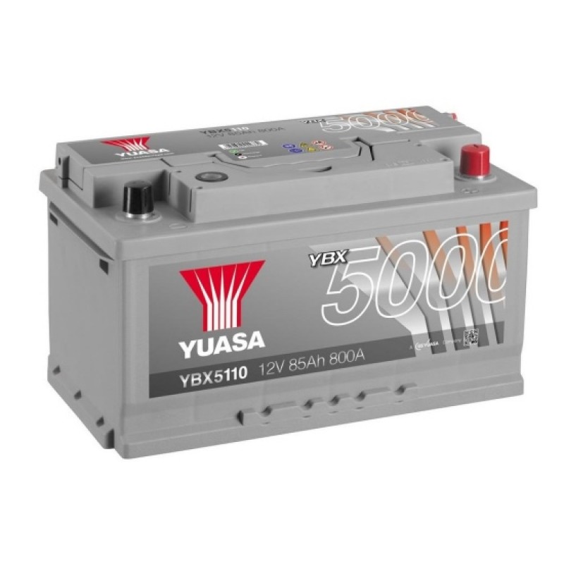 Аккумулятор GS YUASA YUASA YBX5110 85Ач 12В 800А обратная полярность (0)
