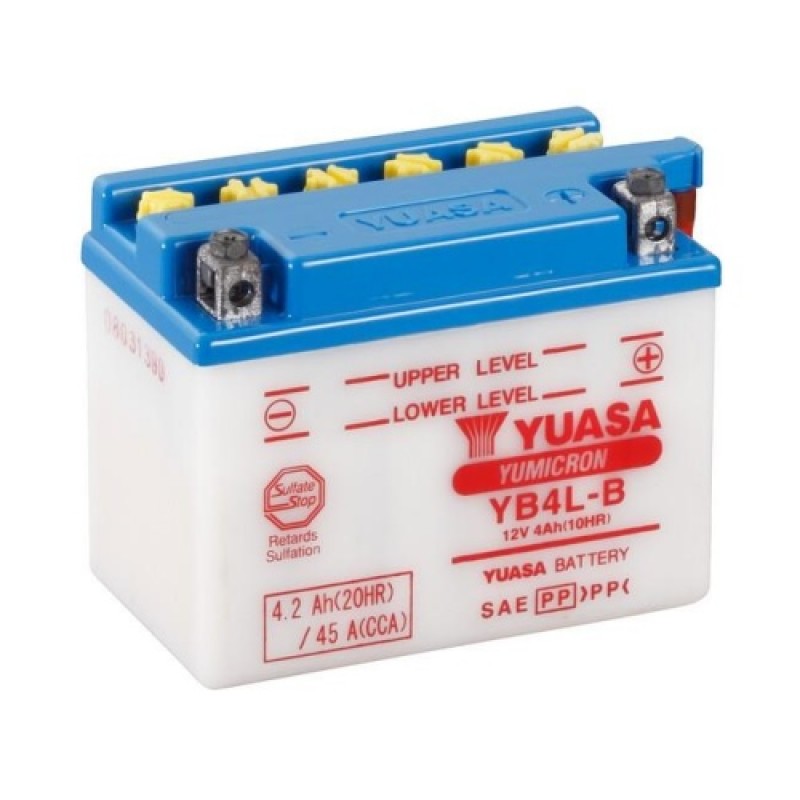 Аккумулятор GS YUASA YUASA YB4L-B 4Ач 12В 45А обратная полярность (0)