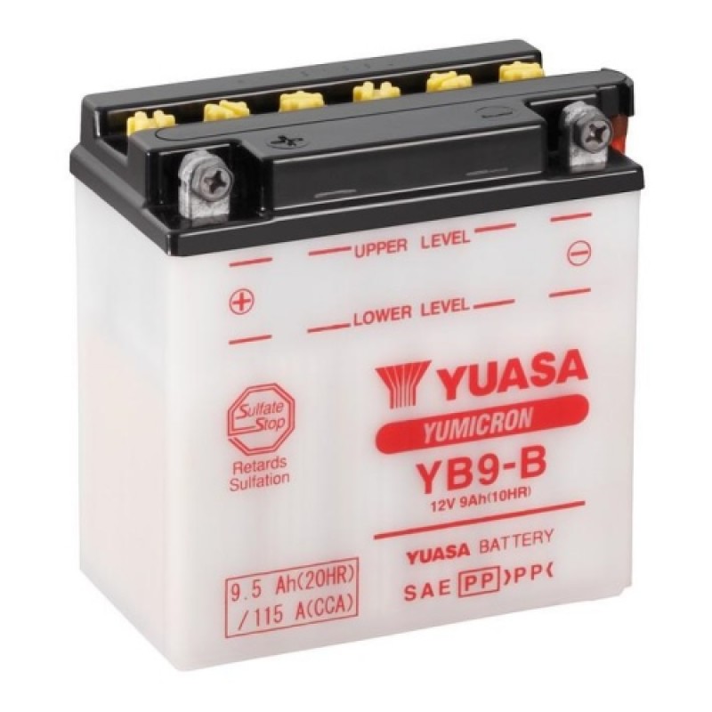 Аккумулятор GS YUASA YUASA YB9-B 9Ач 12В 115А обратная полярность (0)