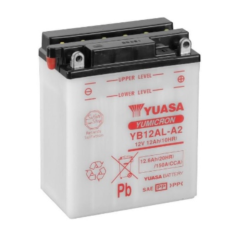 Аккумулятор GS YUASA YUASA YB12AL-A2 12Ач 12В 150А обратная полярность (0)