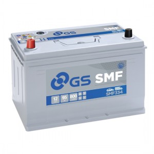 Аккумулятор GS YUASA GS SMF334 95Ач 12В 800А прямая полярность (1)