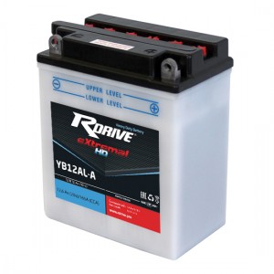 Аккумулятор RDRIVE EXTREMAL HD YB12AL-A 12.6Ач 12В 165А обратная полярность (0) Аккумулятор RDRIVE EXTREMAL HD YB12AL-A 12.6Ач 12В 165А обратная полярность (0)