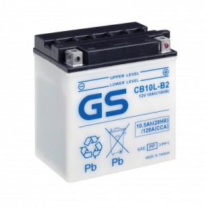 Аккумулятор GS YUASA GS CB10L-B2 10Ач 12В 120А обратная полярность (0) Аккумулятор GS YUASA GS CB10L-B2 10Ач 12В 120А обратная полярность (0)
