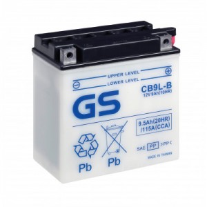 Аккумулятор GS YUASA GS CB9L-B 9Ач 12В 115А прямая полярность (1) Аккумулятор GS YUASA GS CB9L-B 9Ач 12В 115А прямая полярность (1)