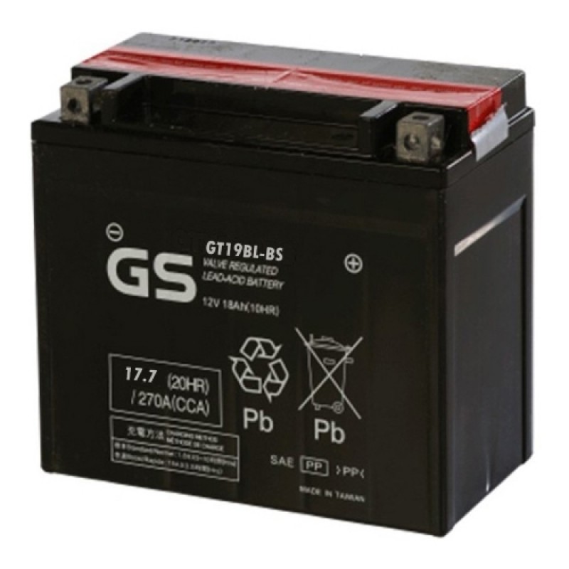 Аккумулятор GS YUASA GS GT19BL-BS 17.7Ач 12В 170А прямая полярность (1)