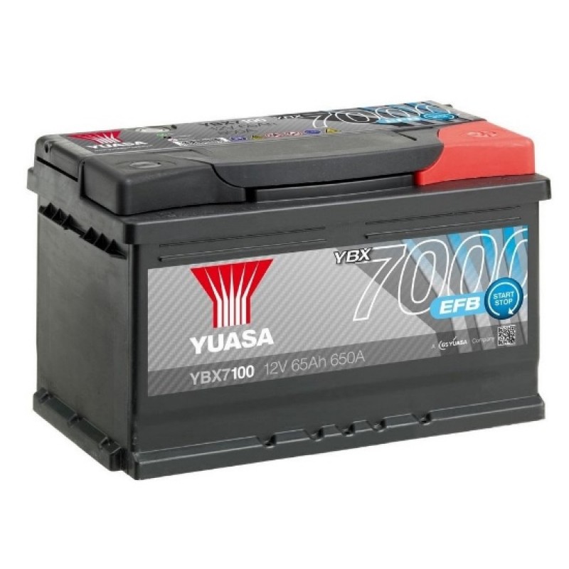 Аккумулятор GS YUASA YUASA YBX7100 65Ач 12В 650А обратная полярность (0)