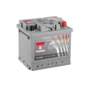Аккумулятор GS YUASA YUASA YBX5012 52Ач 12В 480А обратная полярность (0)