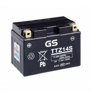 Аккумулятор GS YUASA GS TTZ14S 11.2Ач 12В 230А обратная полярность (0) Аккумулятор GS YUASA GS TTZ14S 11.2Ач 12В 230А обратная полярность (0)