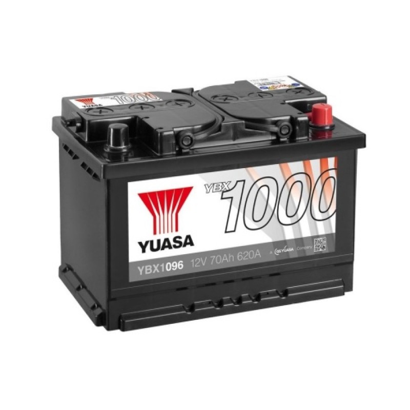 Аккумулятор GS YUASA YUASA YBX1096 70Ач 12В 620А прямая полярность (1)