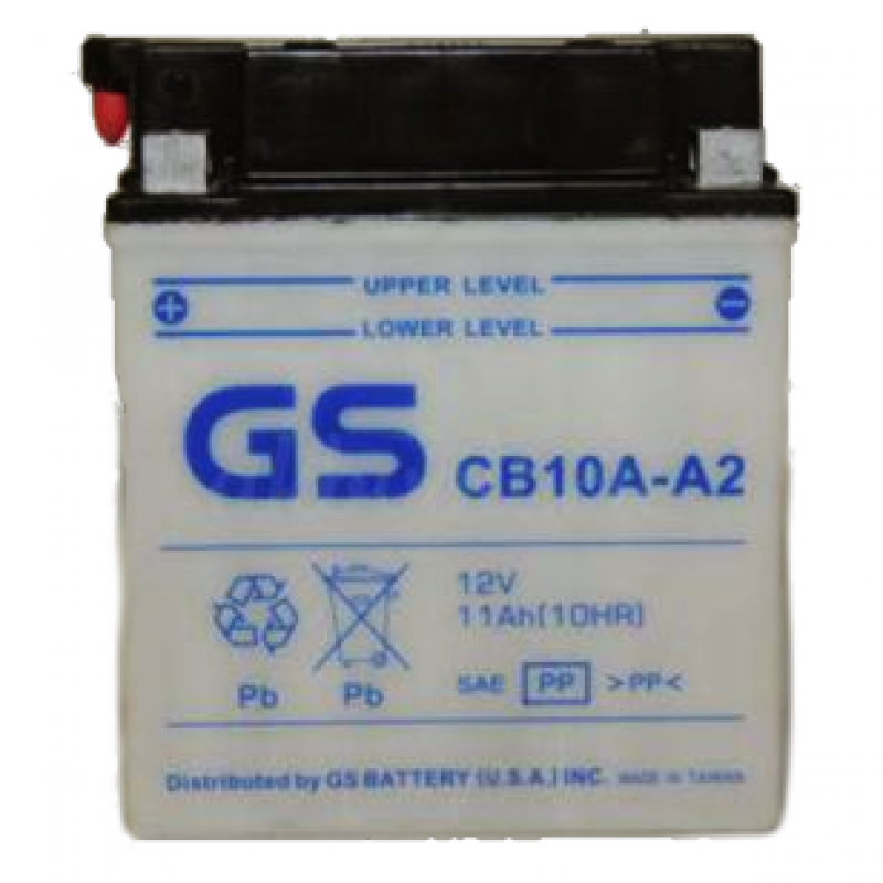 Аккумулятор GS YUASA GS CB10A-A2 10Ач 12В 120А обратная полярность (0)