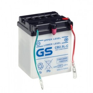 Аккумулятор GS YUASA GS CB2.5L-C 2.5Ач 12В 15А обратная полярность (0) Аккумулятор GS YUASA GS CB2.5L-C 2.5Ач 12В 15А обратная полярность (0)