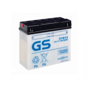 Аккумулятор GS YUASA GS 51913 19Ач 12В 100А обратная полярность (0) Аккумулятор GS YUASA GS 51913 19Ач 12В 100А обратная полярность (0)
