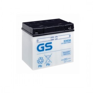 Аккумулятор GS YUASA GS 53030 30Ач 12В 180А обратная полярность (0) Аккумулятор GS YUASA GS 53030 30Ач 12В 180А обратная полярность (0)