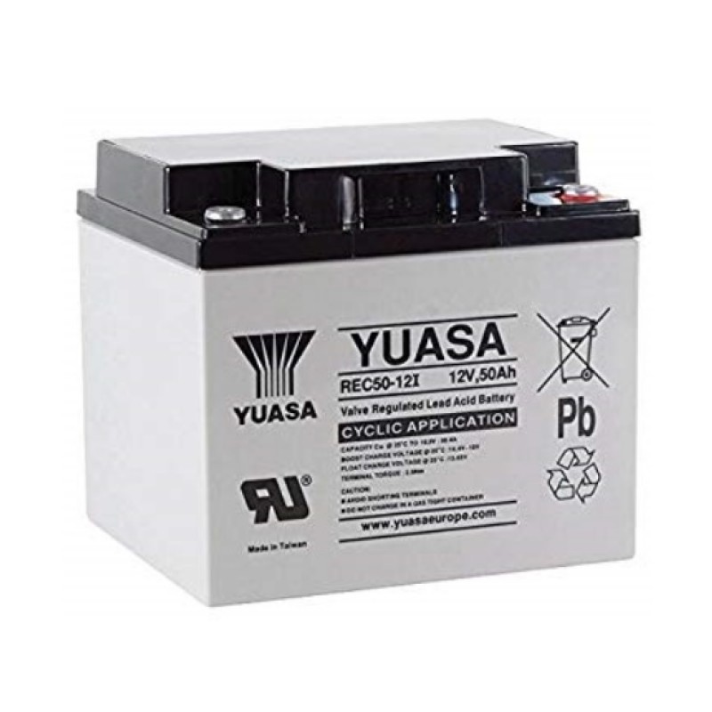 Аккумулятор GS YUASA YUASA REC50-12I 50Ач 12В  обратная полярность (0)