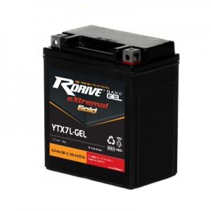 Аккумулятор RDRIVE EXTREMAL GOLD YTX7L-GEL 6Ач 12В 85А прямая полярность (1) Аккумулятор RDRIVE EXTREMAL GOLD YTX7L-GEL 6Ач 12В 85А прямая полярность (1)