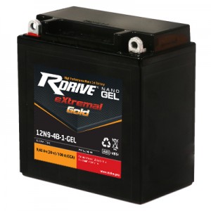 Аккумулятор RDRIVE EXTREMAL GOLD 12N9-4B-1-GEL 9Ач 12В 100А прямая полярность (1) Аккумулятор RDRIVE EXTREMAL GOLD 12N9-4B-1-GEL 9Ач 12В 100А прямая полярность (1)