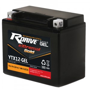 Аккумулятор RDRIVE EXTREMAL GOLD YTX12-GEL 10Ач 12В 180А прямая полярность (1) Аккумулятор RDRIVE EXTREMAL GOLD YTX12-GEL 10Ач 12В 180А прямая полярность (1)
