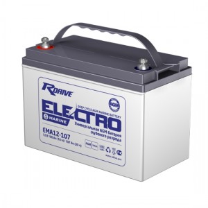 Аккумулятор RDRIVE ELECTRO MARINE EMA12-107 107Ач 12В  обратная полярность (0)