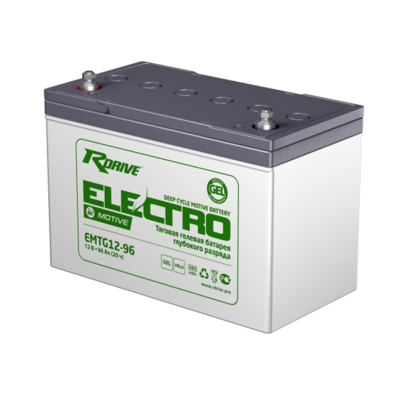 Аккумулятор RDRIVE ELECTRO MOTIVE EMTG12-96 96Ач 12В  прямая полярность (1)