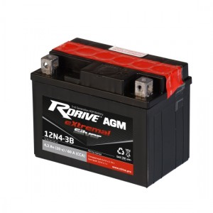 Аккумулятор RDRIVE EXTREMAL SILVER 12N4-3B 4Ач 12В 4Ач60А прямая полярность (1) Аккумулятор RDRIVE EXTREMAL SILVER 12N4-3B 4Ач 12В 4Ач60А прямая полярность (1)