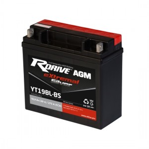 Аккумулятор RDRIVE EXTREMAL SILVER YT19BL-BS 18Ач 12В 275А прямая полярность (1) Аккумулятор RDRIVE EXTREMAL SILVER YT19BL-BS 18Ач 12В 275А прямая полярность (1)