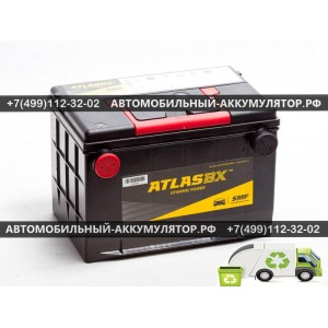 АККУМУЛЯТОР ATLAS  75Ah EN670 п.п.(260х172х180) (MF75-670) АККУМУЛЯТОР ATLAS  75Ah EN670 п.п.(260х172х180) (MF75-670)