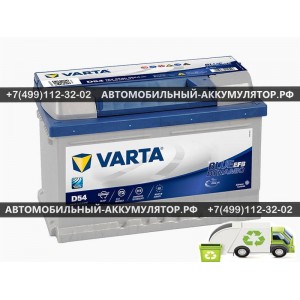 АККУМУЛЯТОР VARTA Blue Dynamic EFB  65Ah EN650 о.п.(278х175х175) (D54)