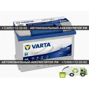 АККУМУЛЯТОР VARTA Blue Dynamic EFB  70Ah EN650 о.п.(278х175х190) (E45)