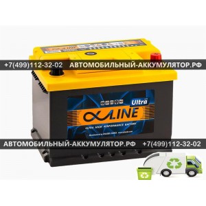 АККУМУЛЯТОР ALPHALINE ULTRA  62Ah EN610 о.п.(242x175x175)