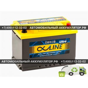 АККУМУЛЯТОР ALPHALINE ULTRA  78Ah EN780 о.п.(278x175x190)